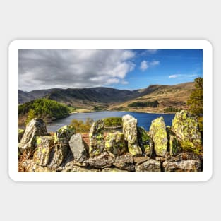 Haweswater Reservoir And Stone Wall Sticker
